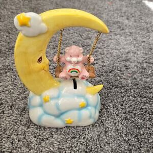 Care bare on a moon swing by American greetings music box